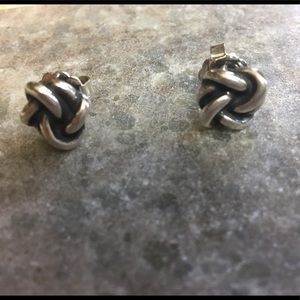 James Avery knot earrings
